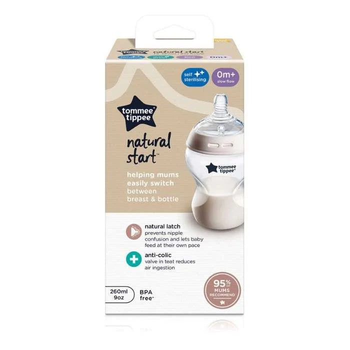 TOMMEE TIPPEE BIB NATURAL START 260ML