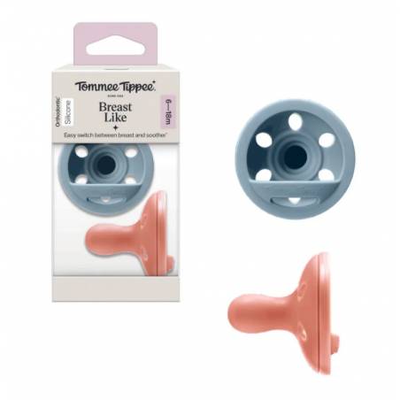 TOMMEE TIPPEE PACK 2 SUC ORTHODINTIC TYPE SEIN 6-18 MOIS