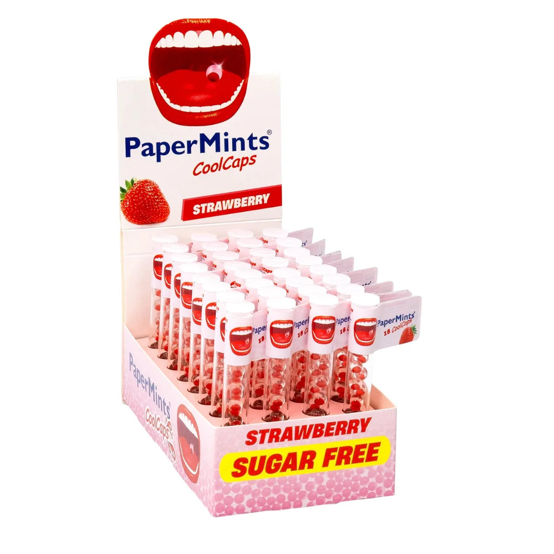 PAPERMINTS 18 COOL CAPS FRAISE