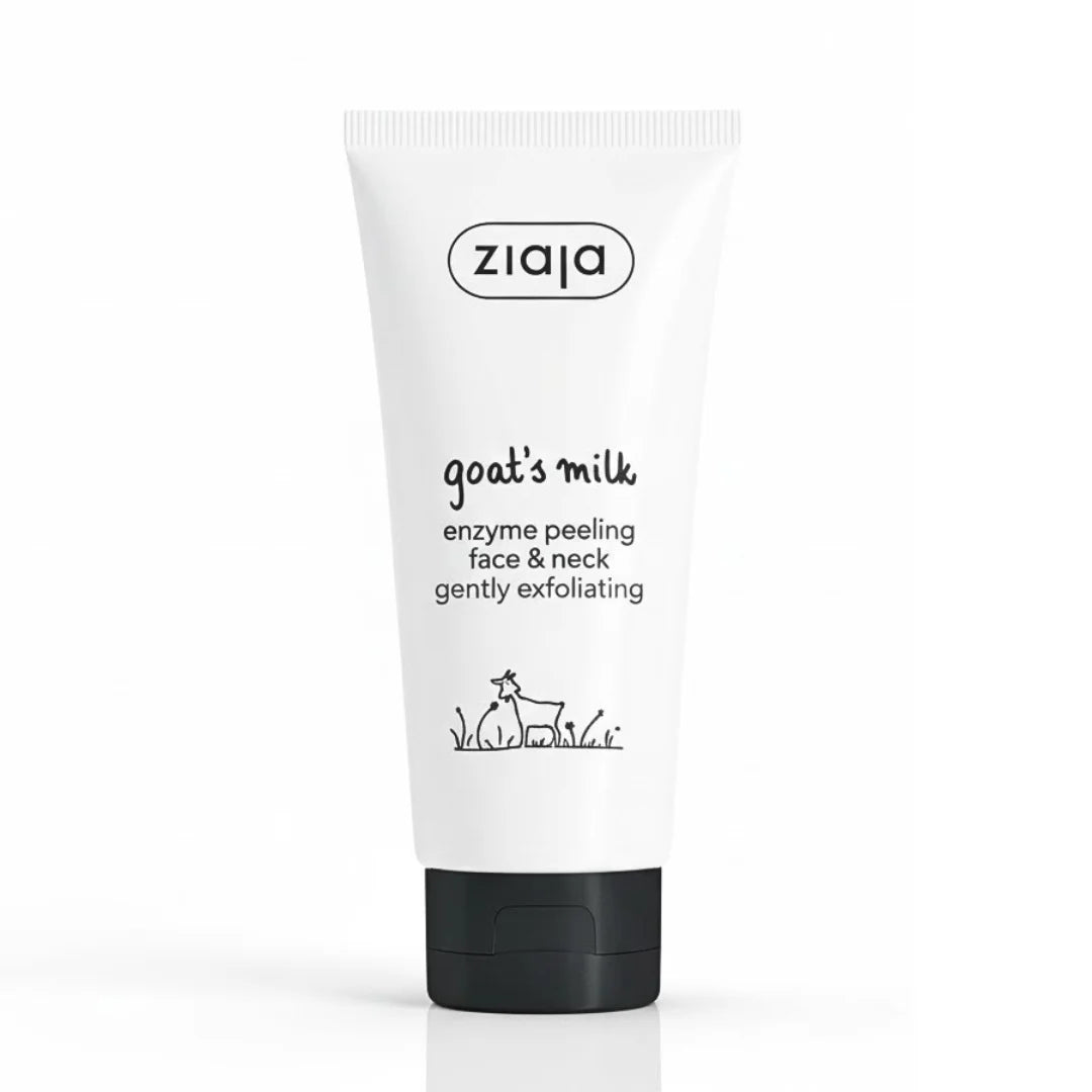 ZIAJA GOAT'S MILK GOMMAGEENZYMATIQUE EXFOLIANT VISAGE&COU AU LAIT DU CHEVRE 75ML