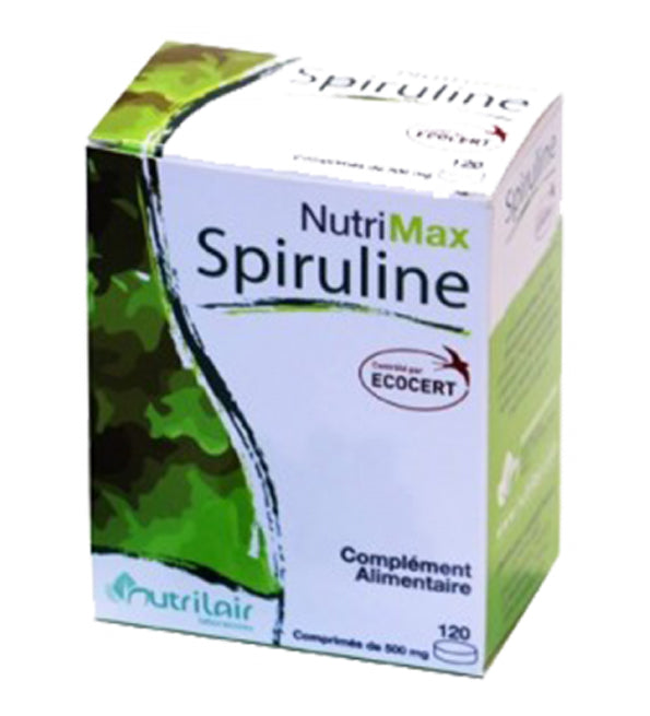 Nutrimax Spiruline Bio - 120 Comprimés
