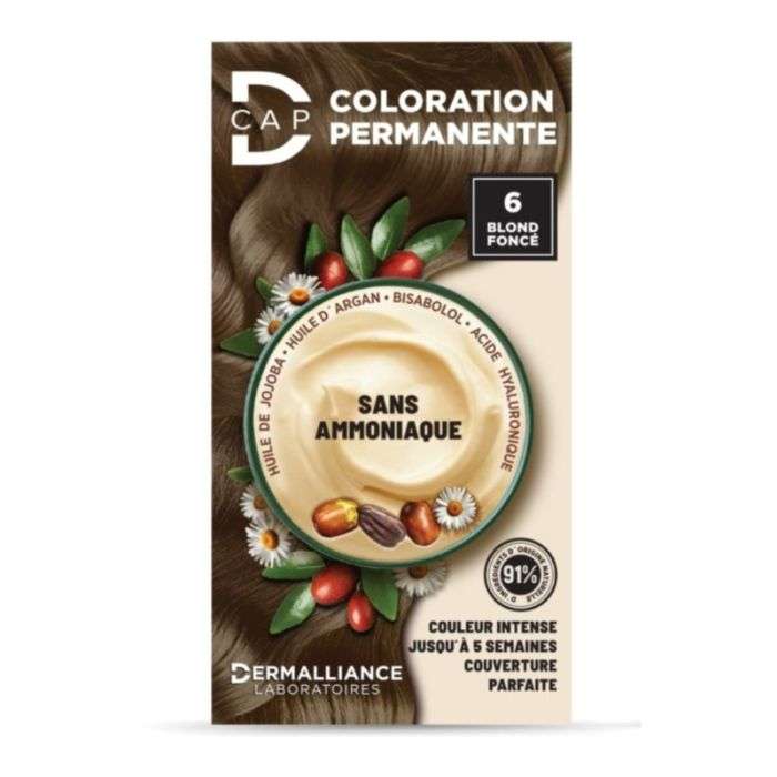 D-CAP COLORATION PERMANENTE*6BLOND FONCE