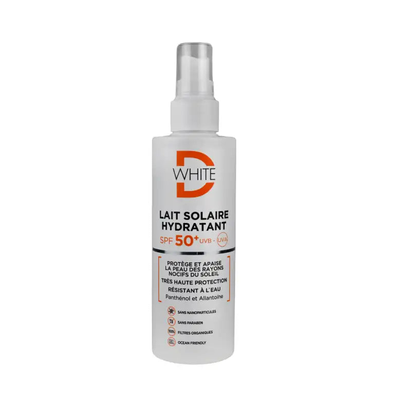 D-WHITE LAIT SOLAIRE HYDRATANT SPF50+ 200ML