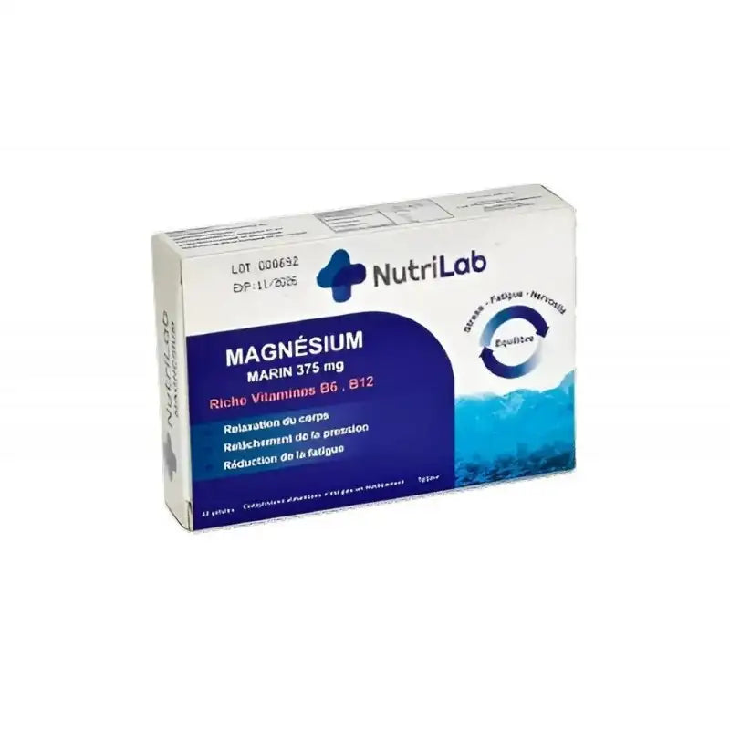 NUTRILAB MAGNESIUM MARIN 300MG 30 GELULES