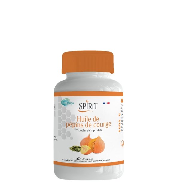 SPIRIT HUILE DE PEPINS DE COURGE 60CPS