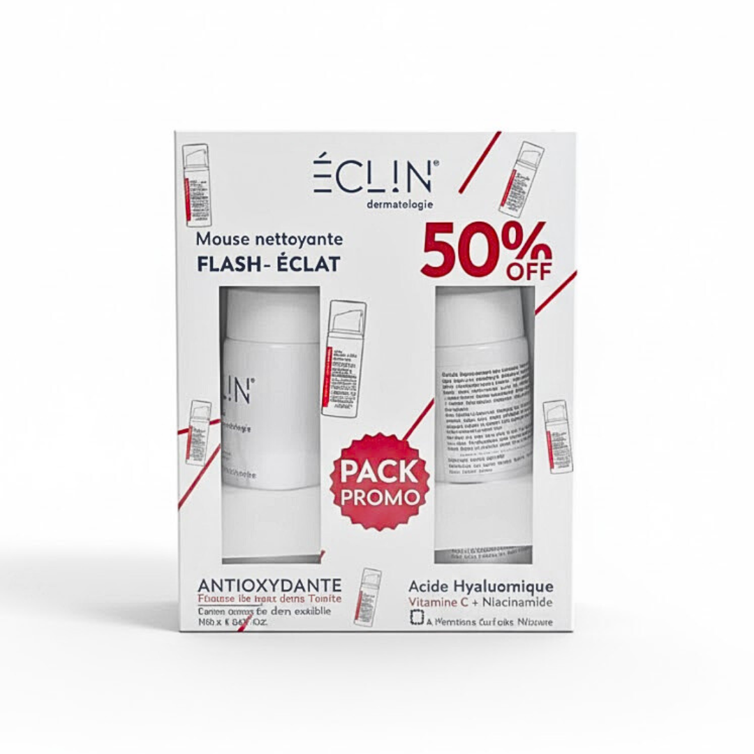 ECLIN PACK PROMO 50% SUR LA 2EM MOUSSE NETTOYANTE
