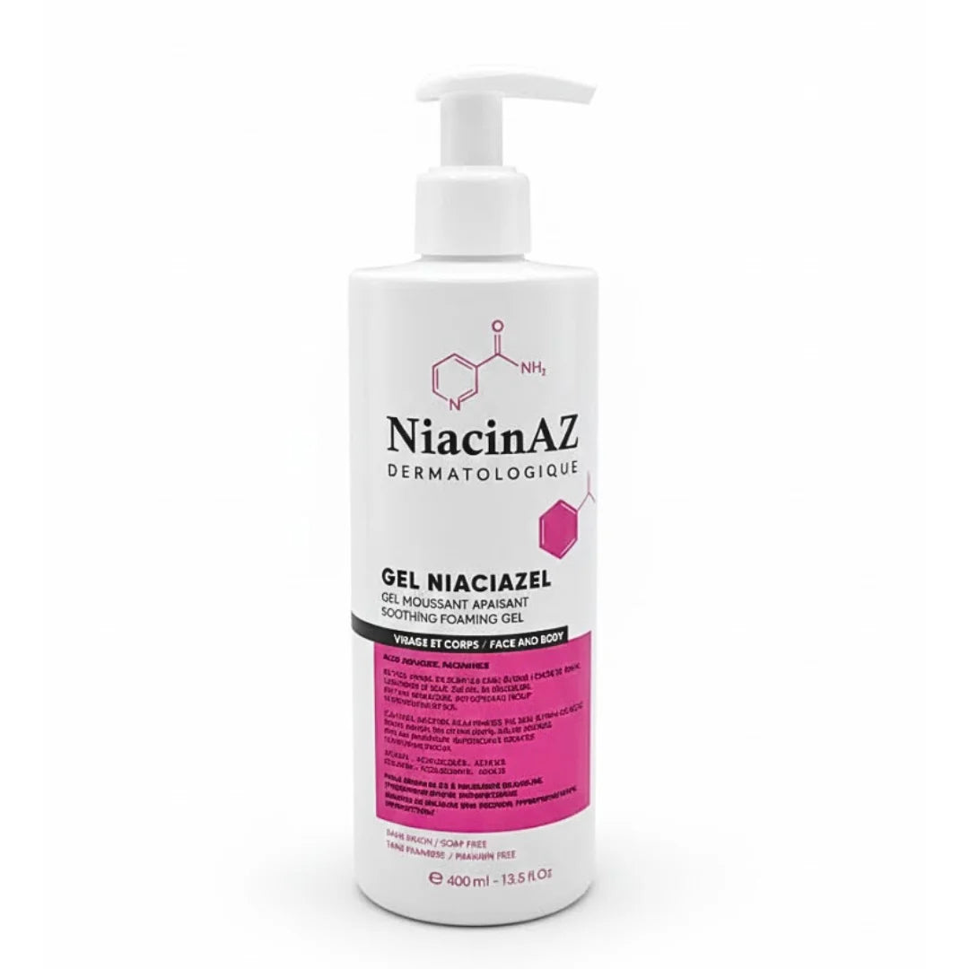 NIACINAZ GEL NIACIAZEL GEL MOUSSANT APAISANT 400ML