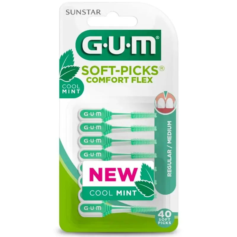 GUM SOFT-PICKS CONFORT MENTHOLE B40 REF 670