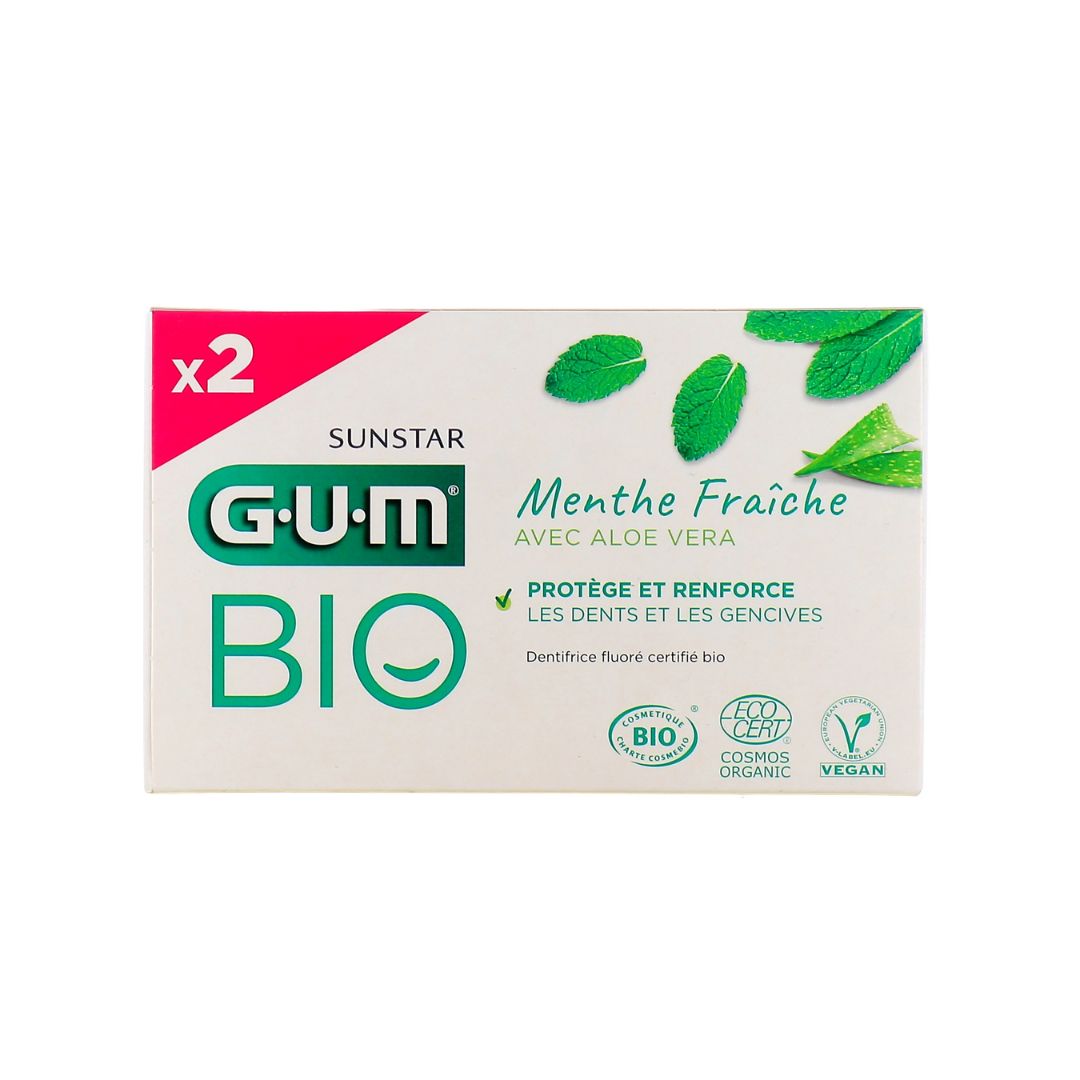 GUM Dentifrice GUM Bio 75Ml Pack Duo  7020/2