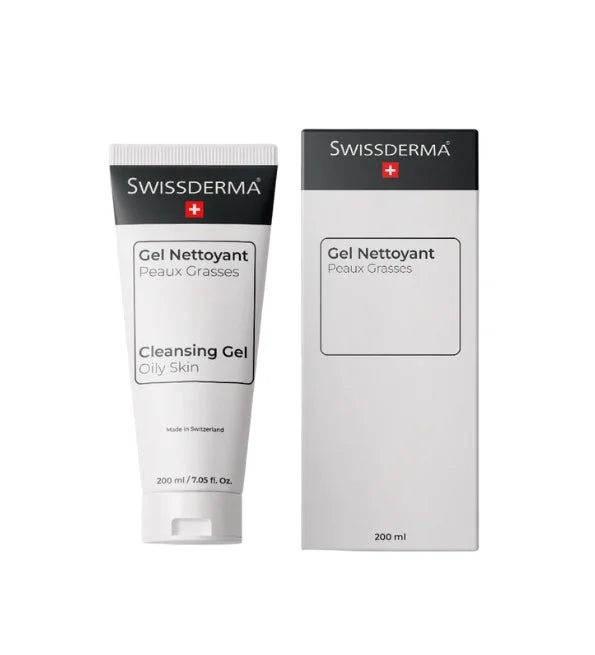 Swissderma Gel Nettoyant Peux Grasses 200ml