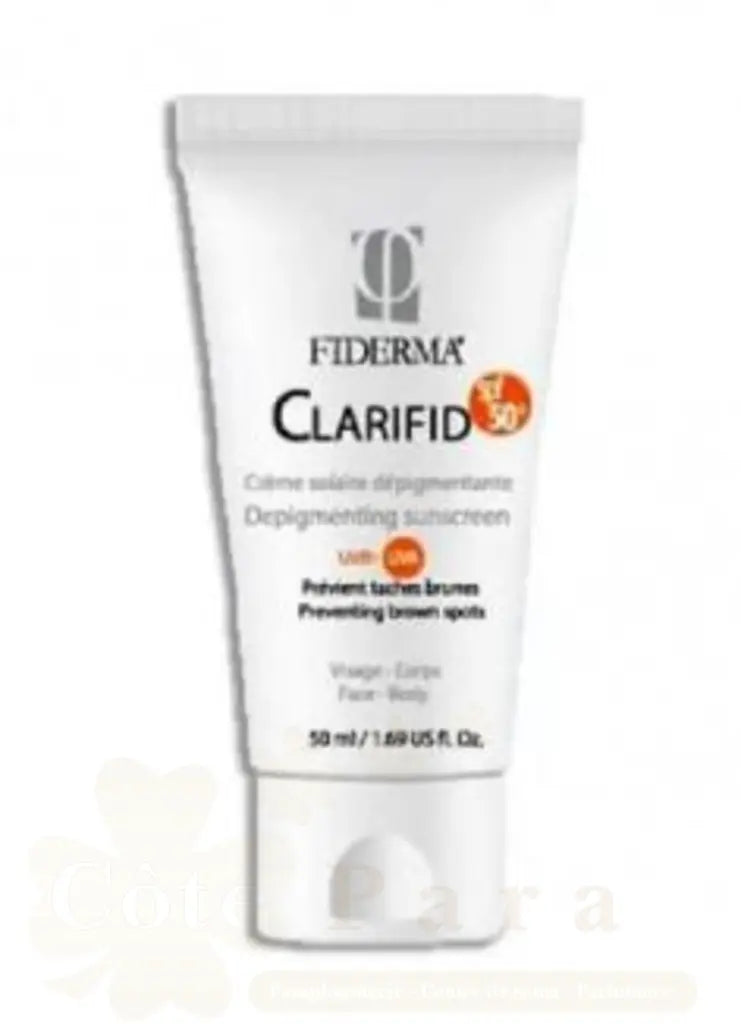 FIDERMA CLARIFID CREME SOLAIRE DEPIGMENTANTE SPF50+50ML