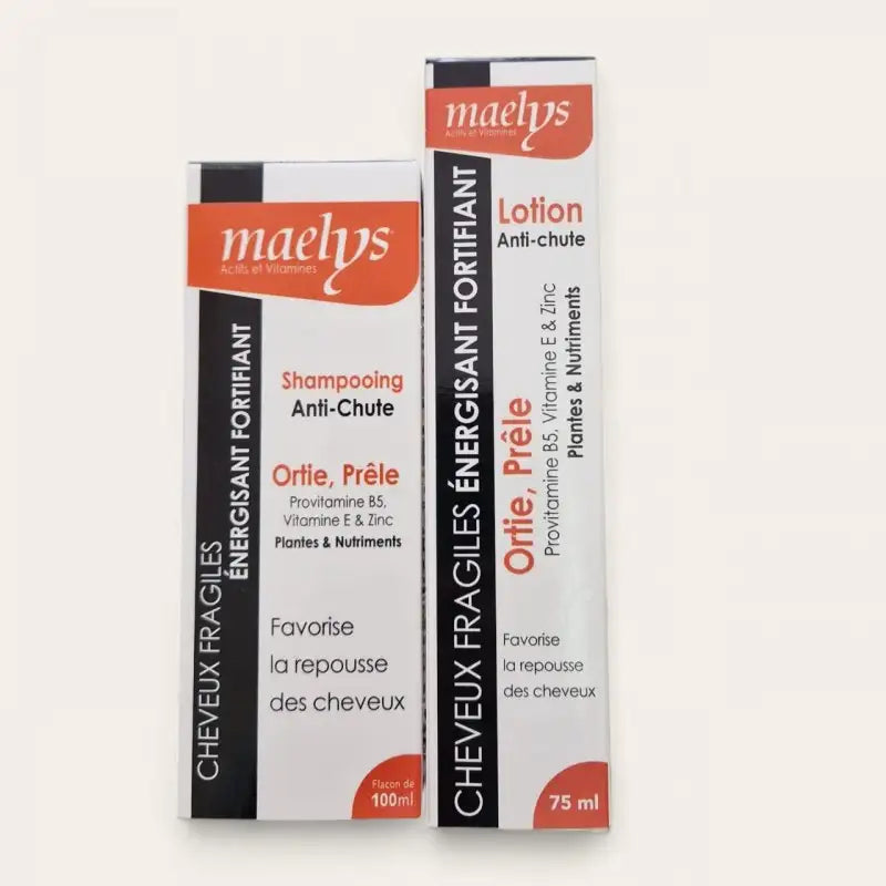 MAELYS LOTION ANTI CHUTE 75ML + MAELYS SHAMPOOING ANTI-CHUTE ORTIE PRELE 100ML