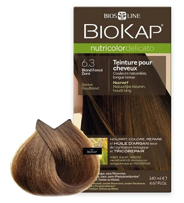 BIOKAP NUTRICOLOR DELICATO 6.3 140ML