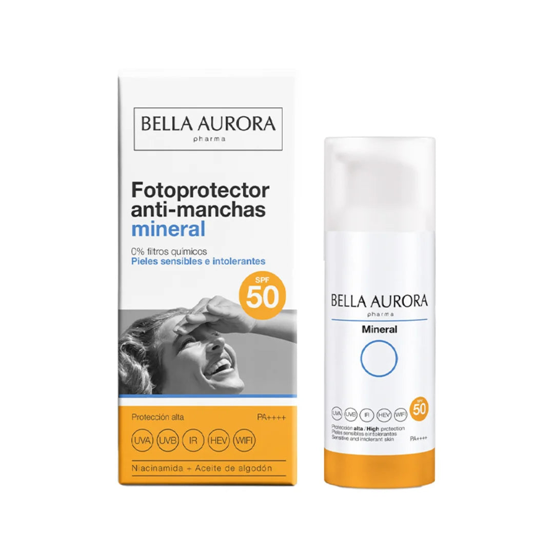 BELLA AURORA ECRAN SOLAIRE MINERAL SPF50+50ML