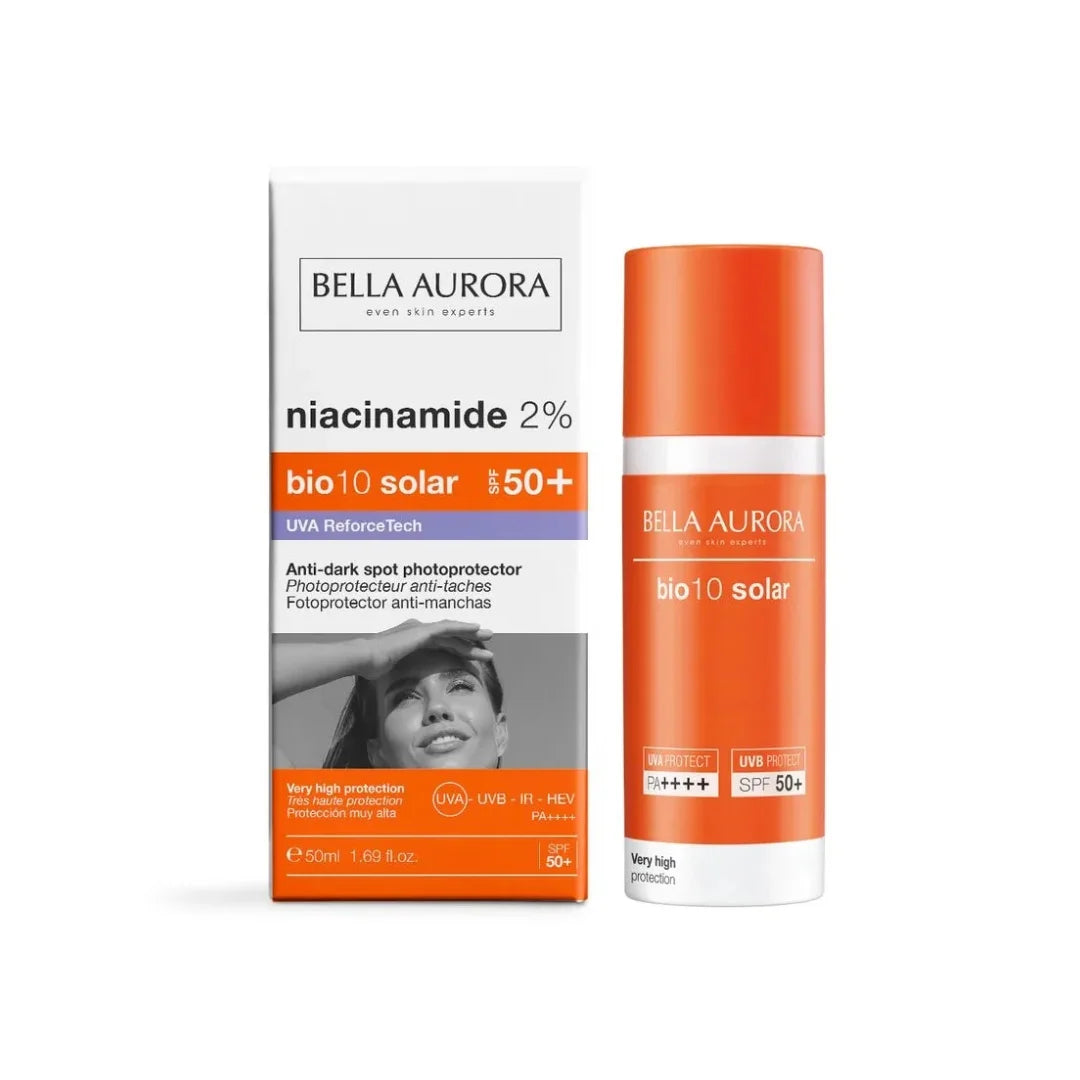 BELLA AURORA ECRAN SOLAIRE BIO10 SOLAR NIACINAMIDE 2% SPF50+50ML