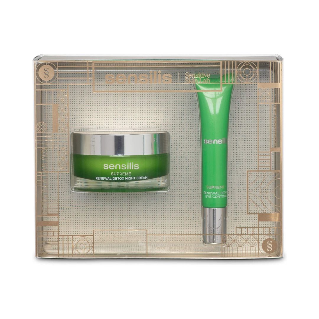 SENSILIS COFFRET SUPREME RENEWAL DETOX NIGHT+EYE CONTOUR