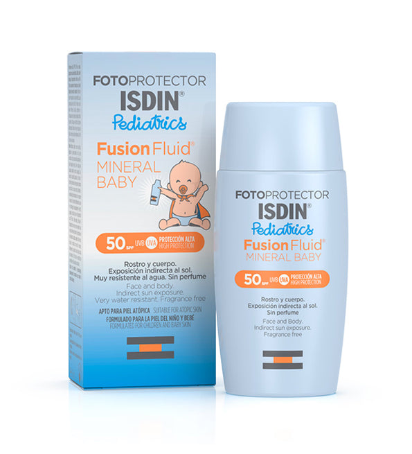 ISDIN - FOTOPROTECTOR PEDIATRICS FUSION FLUID MINERAL BABY SPF50 50ML