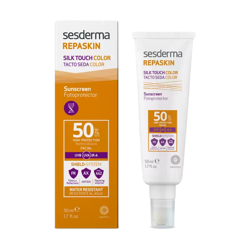 SESDERMA REPASKIN SILK TOUCH Texture Soyeuse Teintée SPF 50