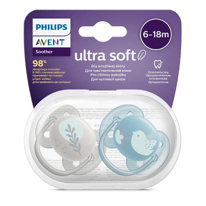 AVENT SUCETTE ULTRA SOFT 6-18 BOY