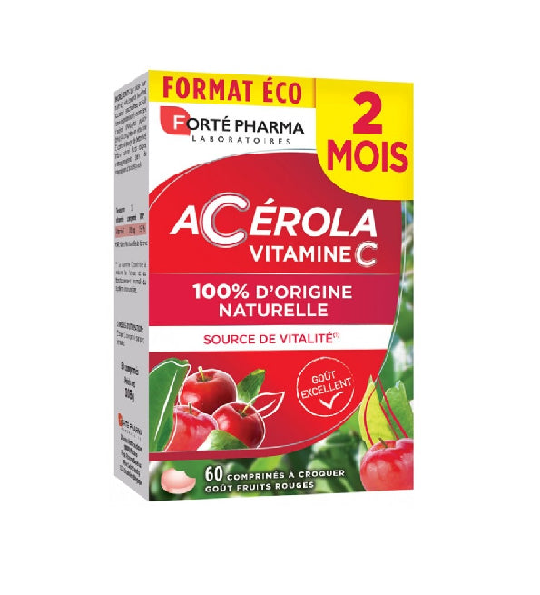 Forté Pharma Acérola Vitamine C – 60 Comprimés