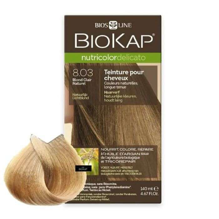 BIOKAP NUTRICOLOR DELICATO 8.03 140ML