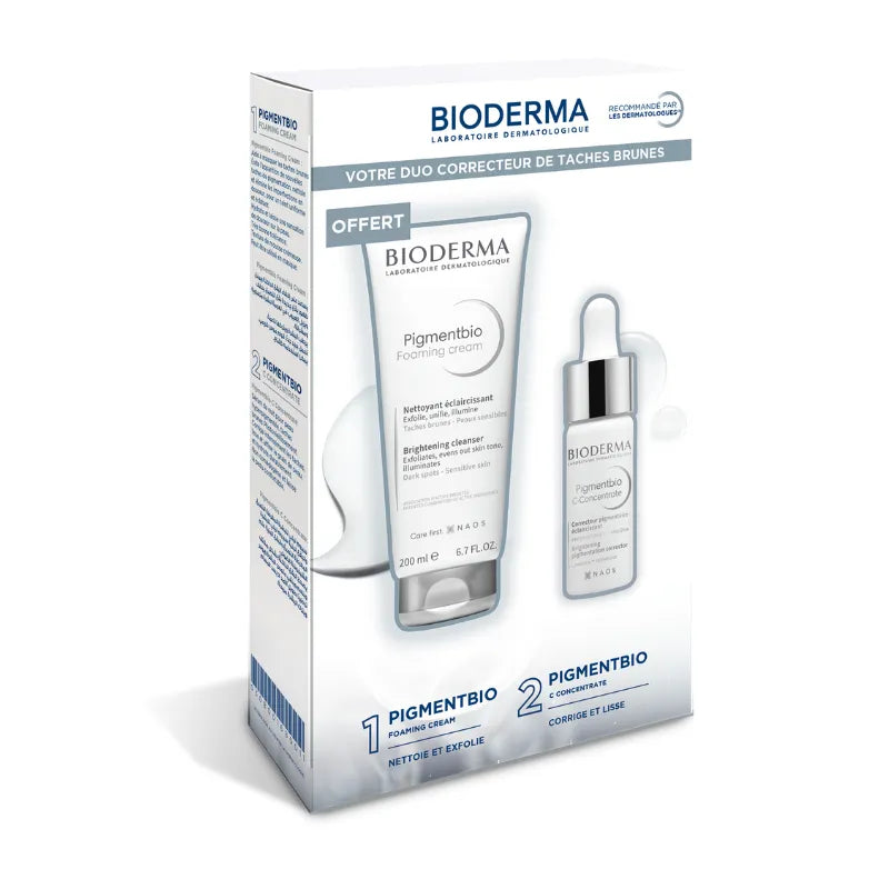 COFFRET BIODERMA PIGMENTBIO C-CONCENTRATE 15ML+FOAMING CREAM 200ML OFFERTE