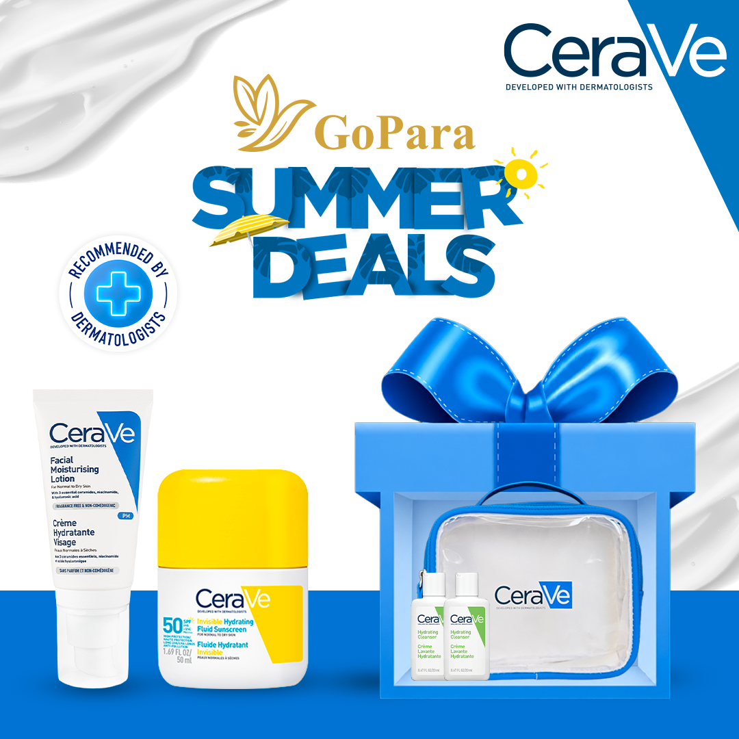 SUMMER DEALS CERAVE : Crème Hydratante Visage 52 ml + Fluide Hydratant Invisible SPF50  Peau Normale à Sèche 50ml