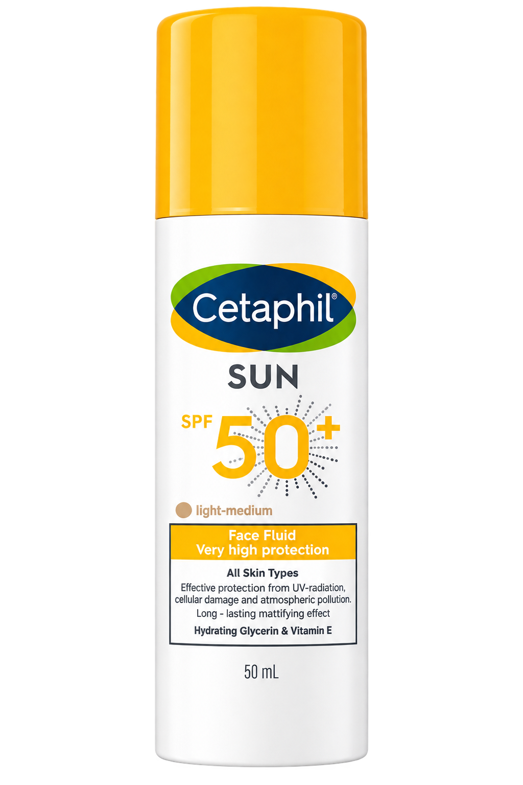 CETAPHIL SUN FACE FLUIDE TEINTEE SPF 50+50ML