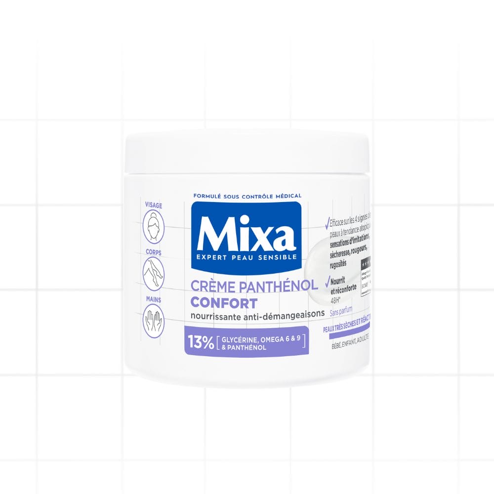 MIXA CRÈME PANTHÉNOL CONFORT – VISAGE, CORPS, MAINS 400ML