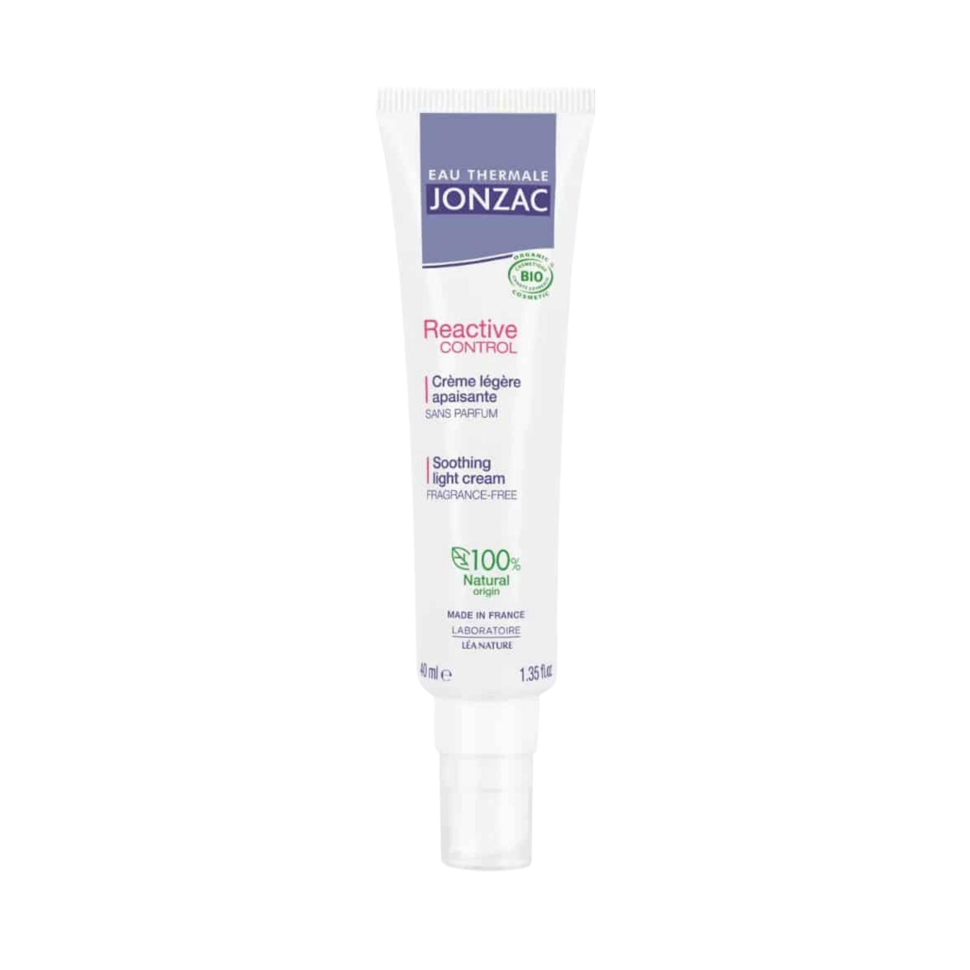 JONZAC – Reactive Control Crème Légère Apaisante – 40ml