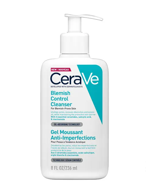 CeraVe Gel Moussant Anti-Imperfections | Peau Grasse À Tendance Acnéique | 236ml