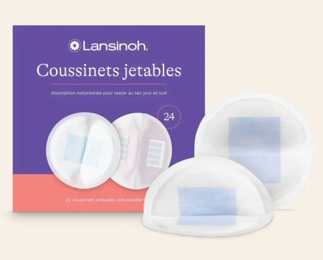 LANSINOH COUSSINETS D'ALLAITEMENT 24 PADS