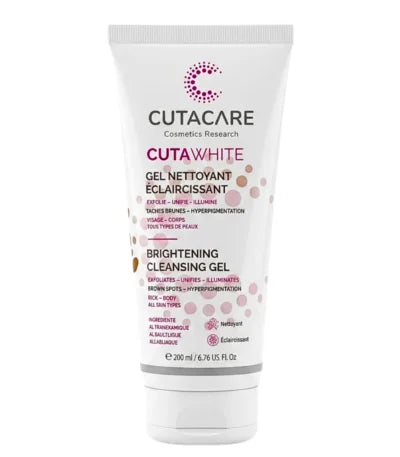 CUTACARE CUTAWHITE GEL NETTOYANT ECLAIRCISSANT 200ML