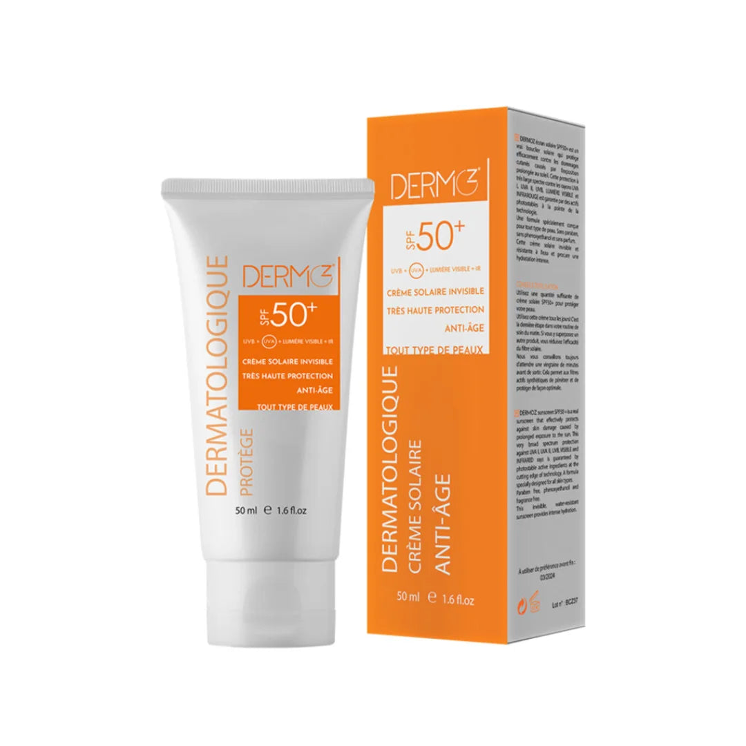 DERMOZ CREME SOLAIRE INVISIBLE SPF50+50ML