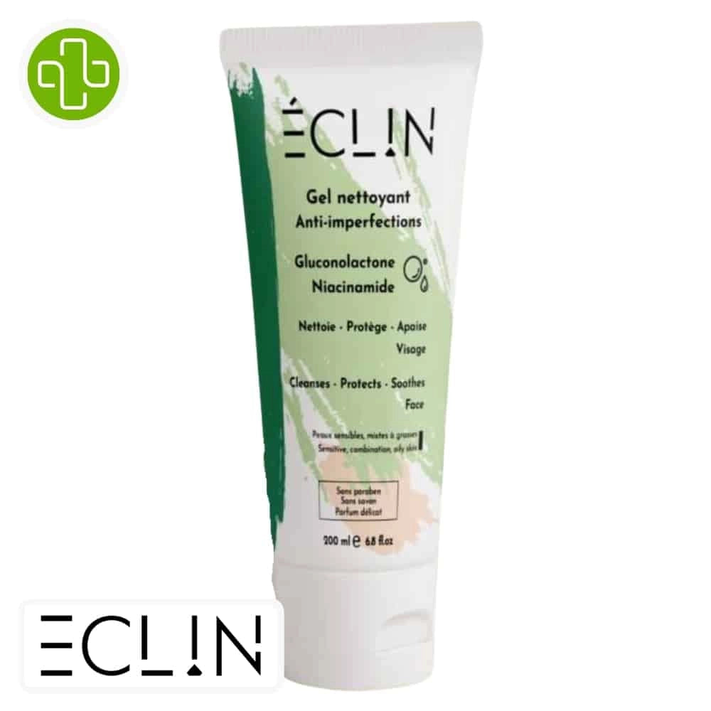 ECLIN GEL NETTOYANT ANTI ACNE 200ML