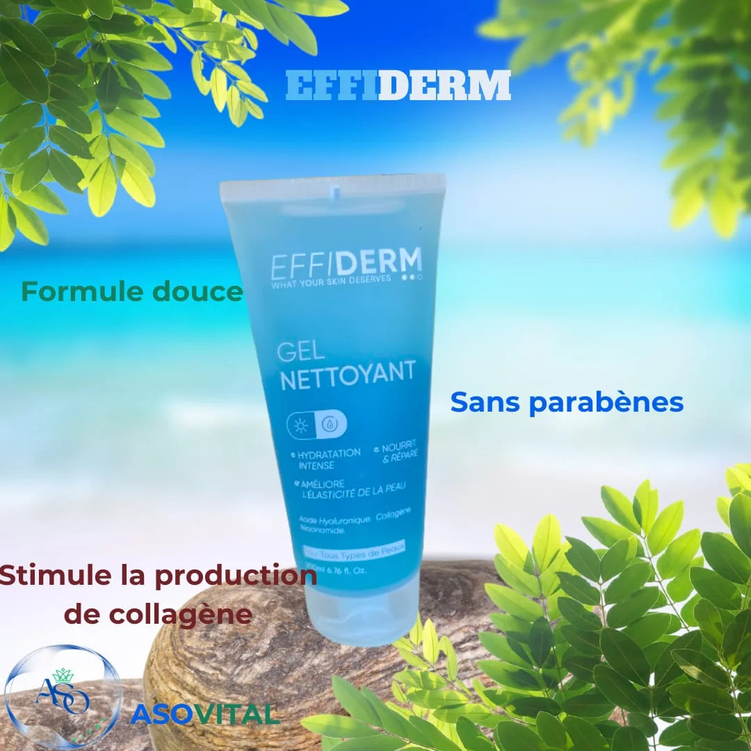 EFFIDERM GEL NETTOYANT 200ML