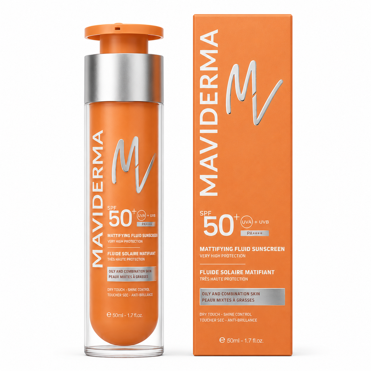 MAVIDERMA FLUIDE SOLIARE MATIFIANT SPF50+50ML