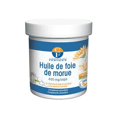 Fenioux Huile de Foie de Morue 400mg 120 Capsules