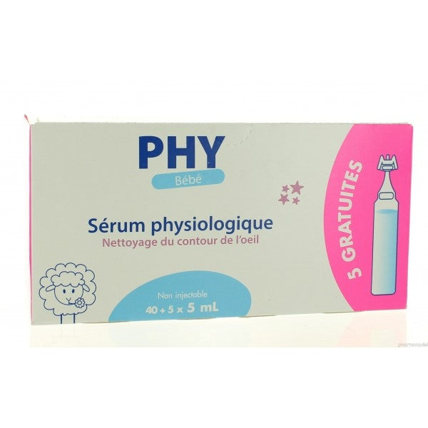 GILBERT PHY SERUM PHYSIOLOGIQUE 40+5x5ML