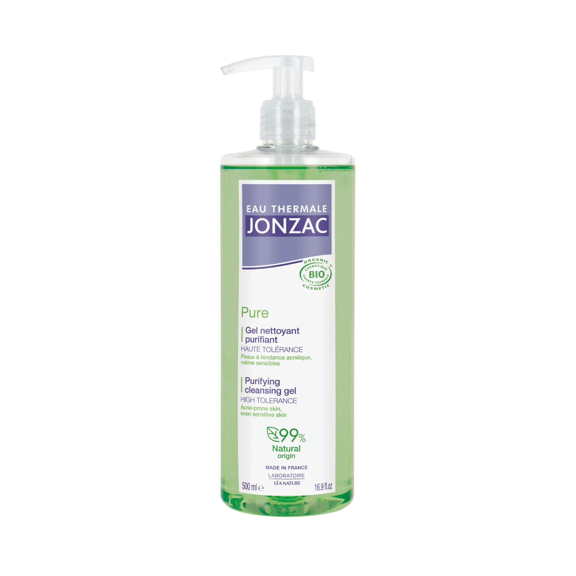 JONZAC GEL NETTOYANT PURIFIANT 500ML (pure)