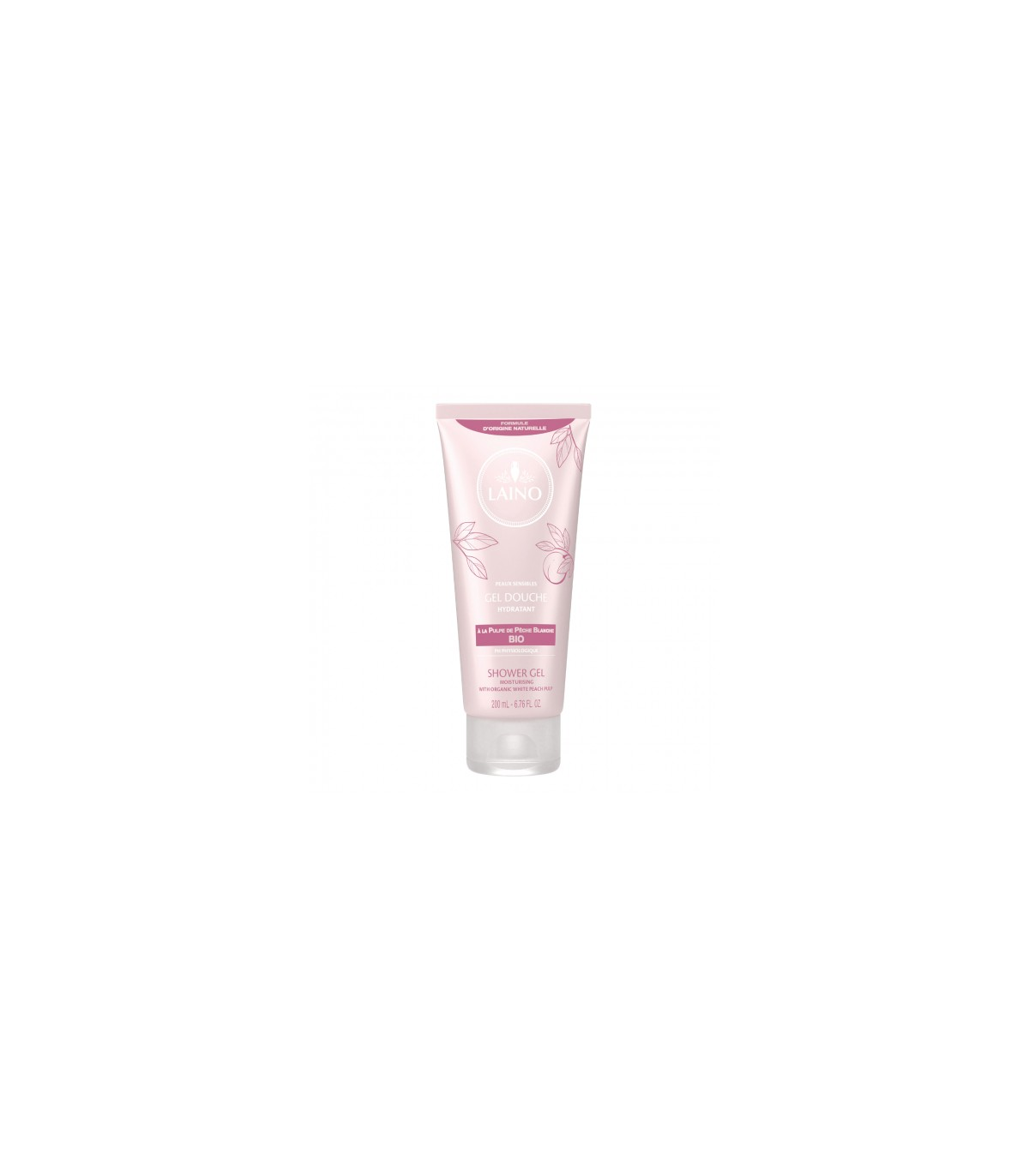 LAINO GEL DOUCHE HYDRATANT PUPLE DE BLANCHE BIO 200ML