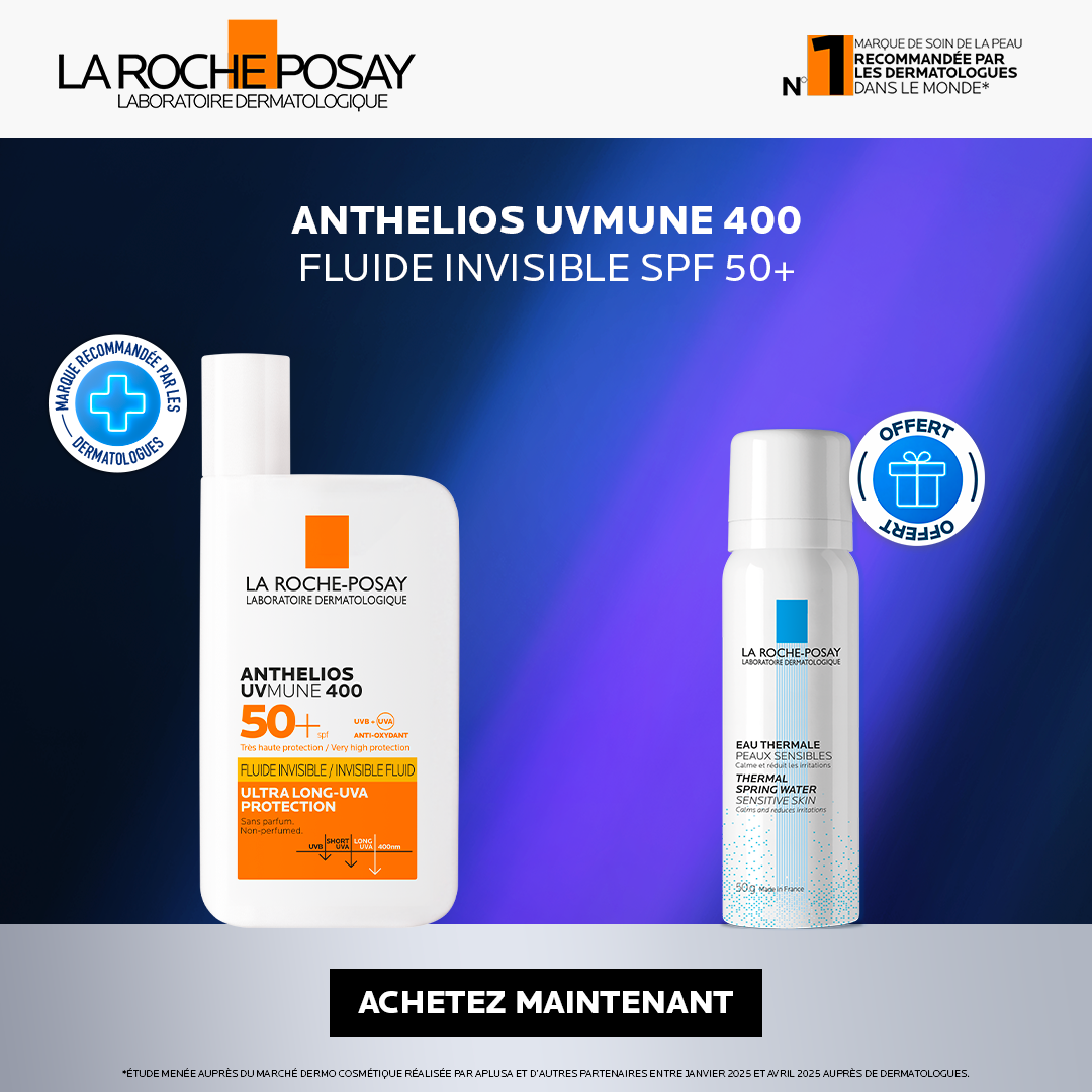 Offre Exclusive – Anthelios Fluide Anti-Taches +Eau Thermal Offert