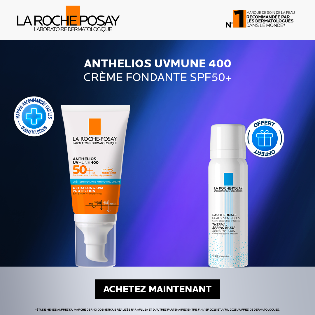 Offre Exclusive – Anthelios Crème Fondante + Eau Thermale offert