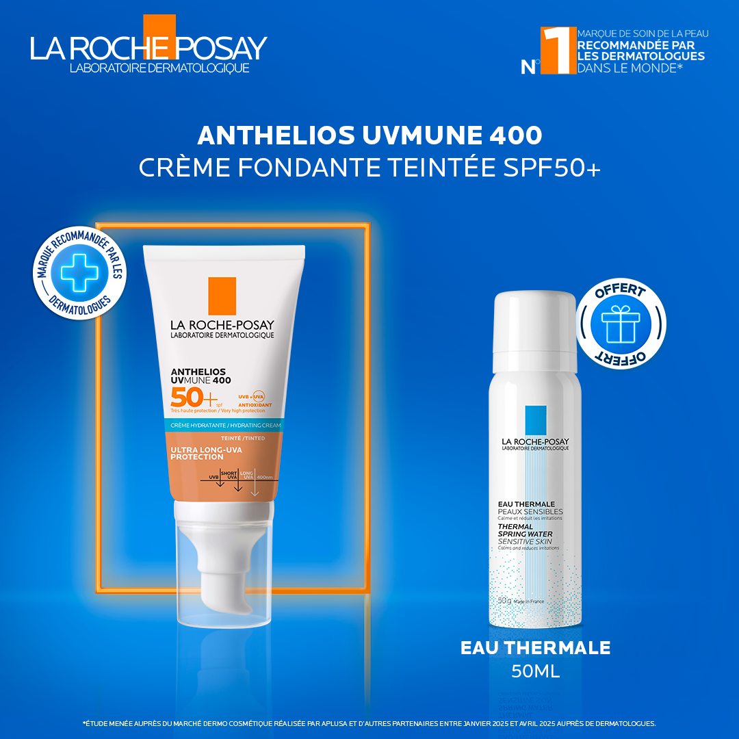 Offre La Roche-Posay : Crème Fondante Teintée + Eau Thermale Offert