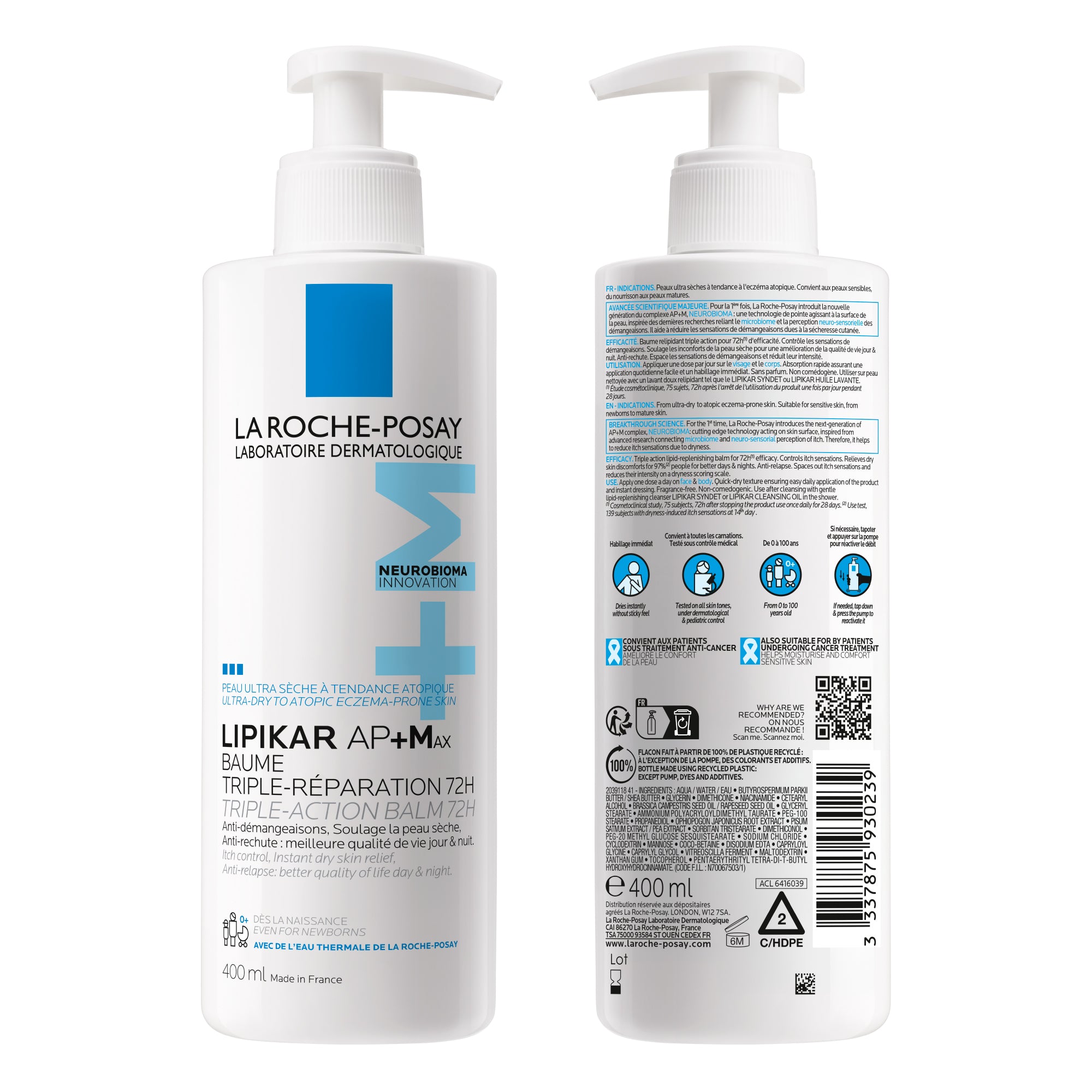 La Roche Posay Lipikar Baume AP+MAX | 400ml