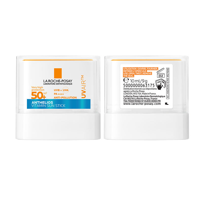 La Roche-Posay Anthelios UVAIR Stick Solaire Vitaminé SPF50+ | Tous types de peaux | 10ml