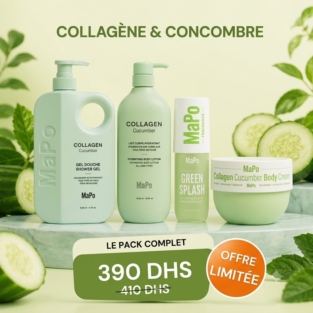 Mapo pack complet collagene et concombre