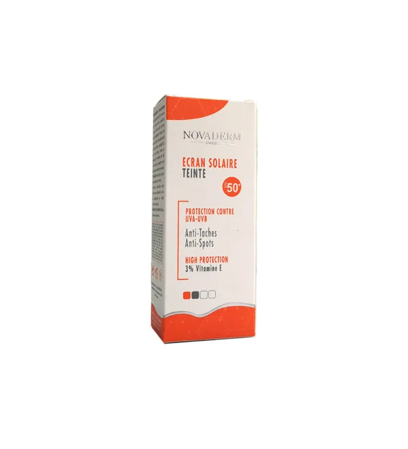 NOVADERM ECRAN SOLAIRE TEINTE   50+ 50ML
