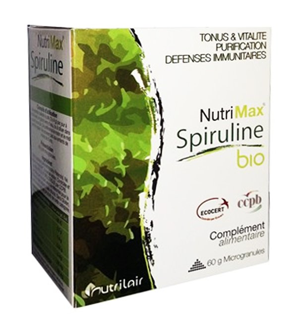 NUTRIMAX SPIRULINE BIO MICRO GRANULE POUDRE 60G
