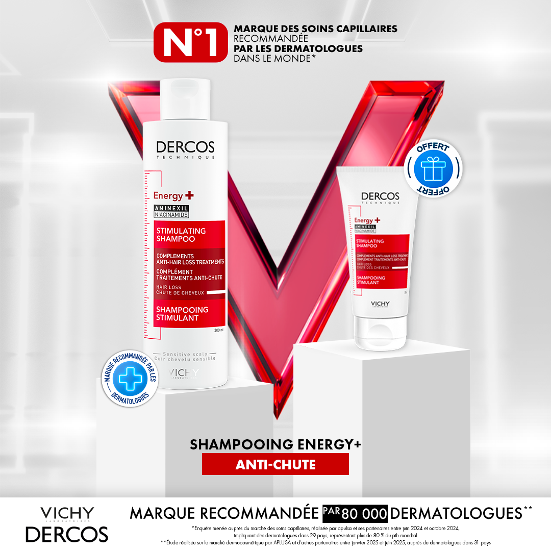 Vichy Dercos Technique ENERGY + Shampooing Stimulant Anti-Chute 200ml